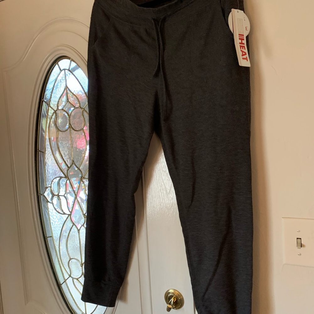 HEAT BRAND GREY LIGHT WEIGHT SWEATS